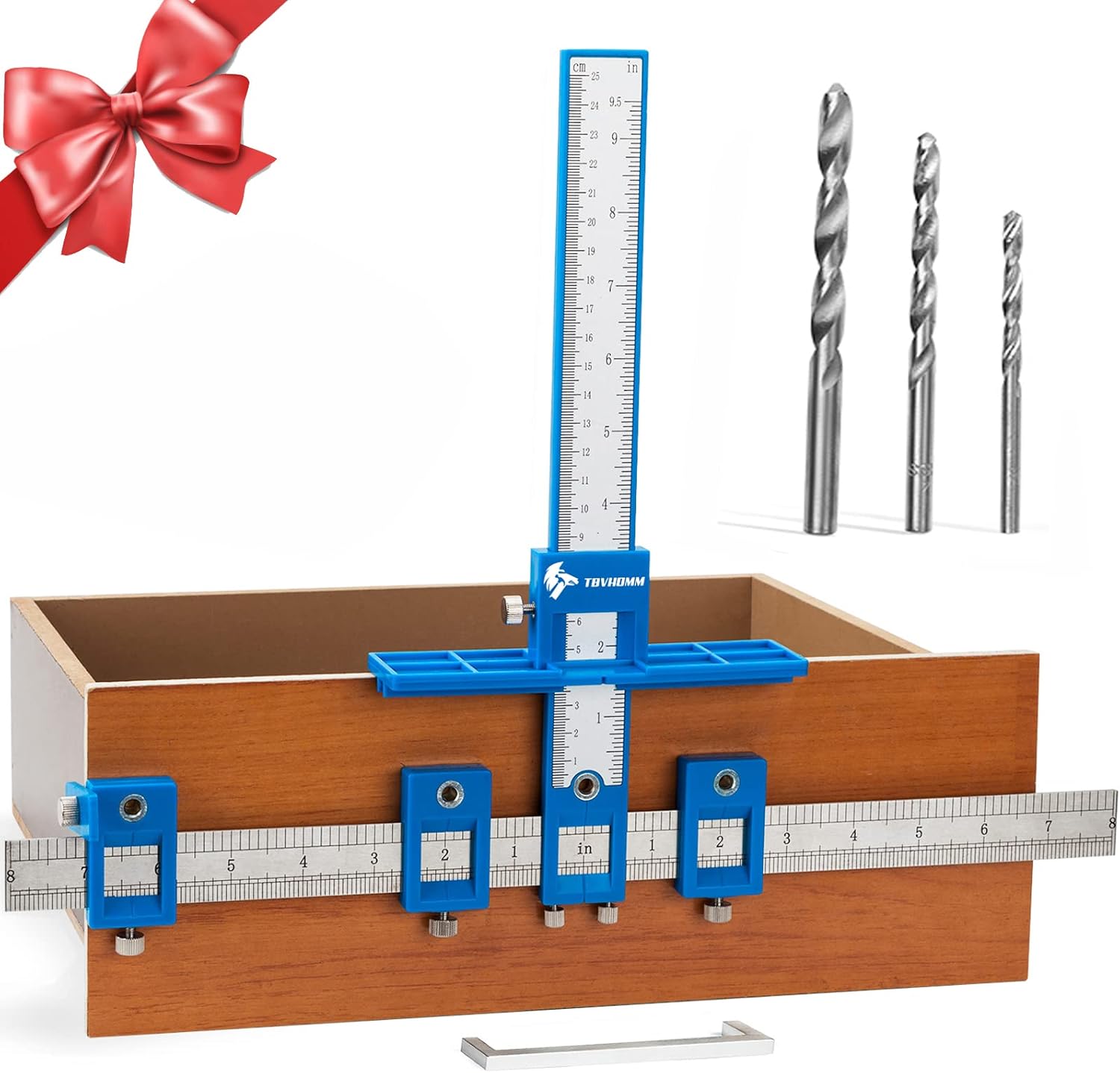 TBVHOMM Cabinet Hardware Jig with Drill Guide and Template Tool