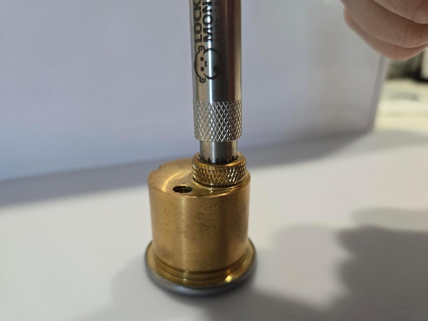 Lock Monkey Hollow Stainless Steel Cylinder Cap Remover Tool