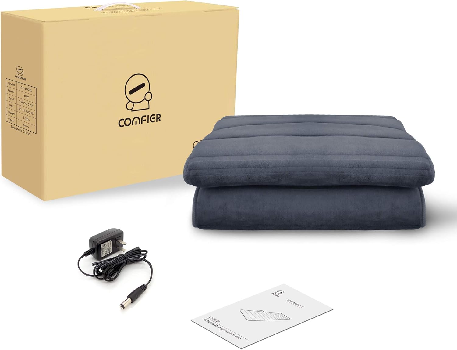 COMFIER Full Body Massage Mat with Heat and Vibration 1