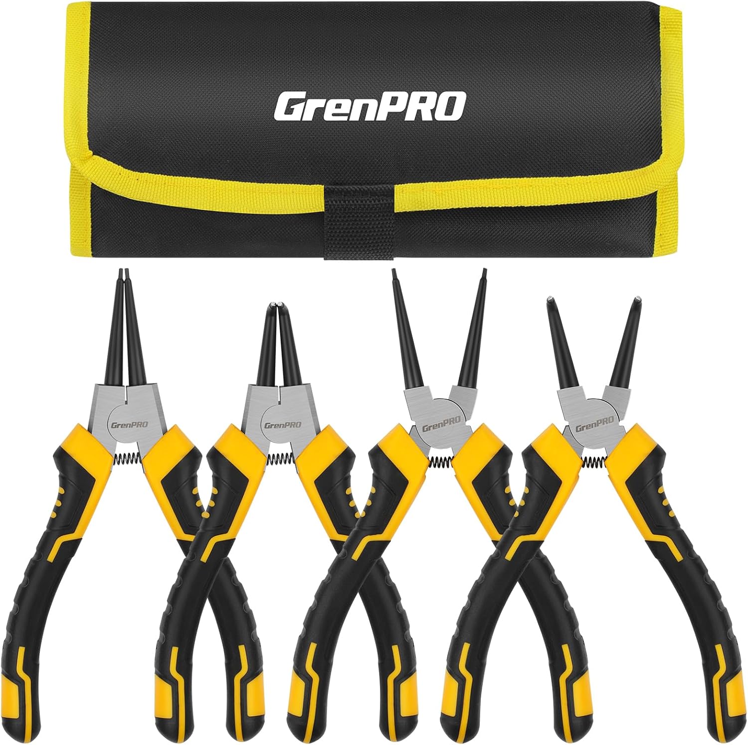 GRENPRO 4-Piece Snap Ring Pliers Set 1