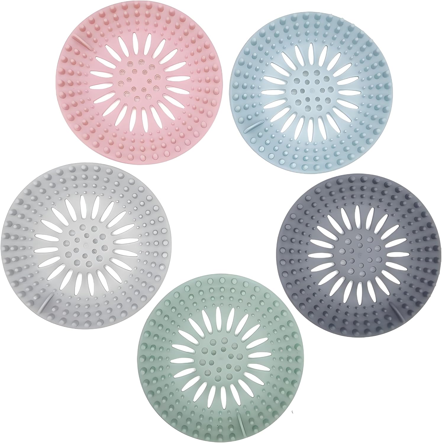 Hair Catcher Shower Drain Cover for Bathtub Sink and Shower