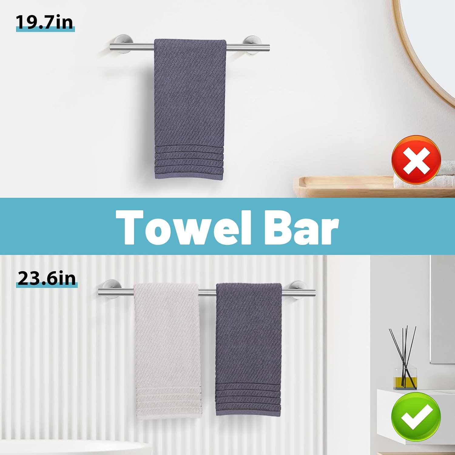 10-Piece Brushed Nickel Bathroom Hardware Set