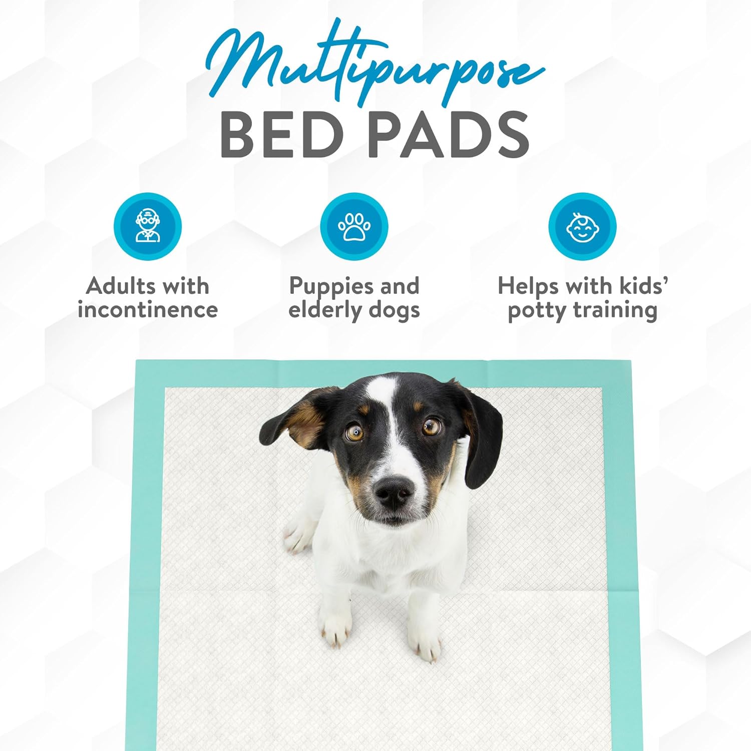 Inspire Extra Large Absorbent Bed Pads for Incontinence 36x36 50-Pack