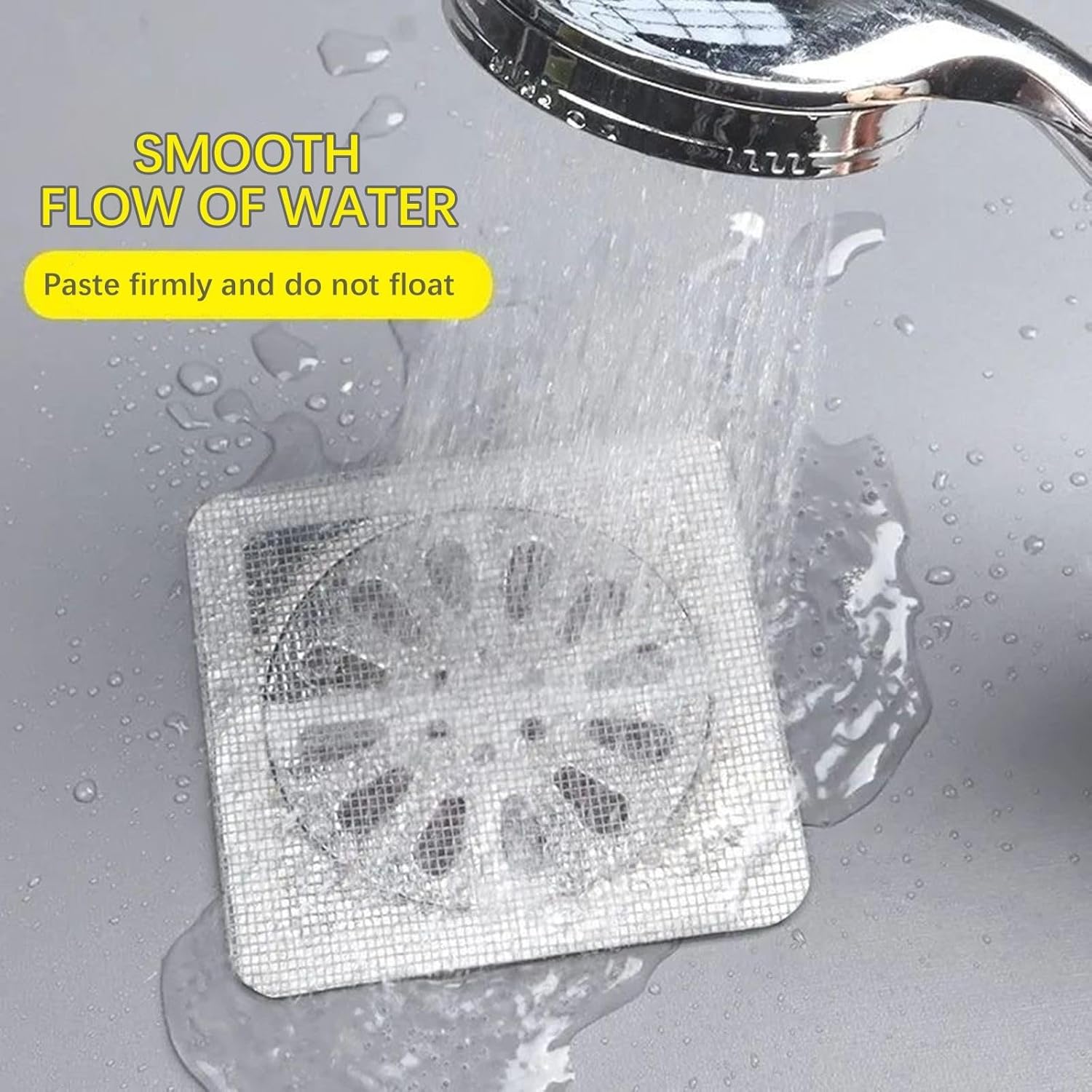 4 X 4 Disposable Hair Catcher Drain Sticker