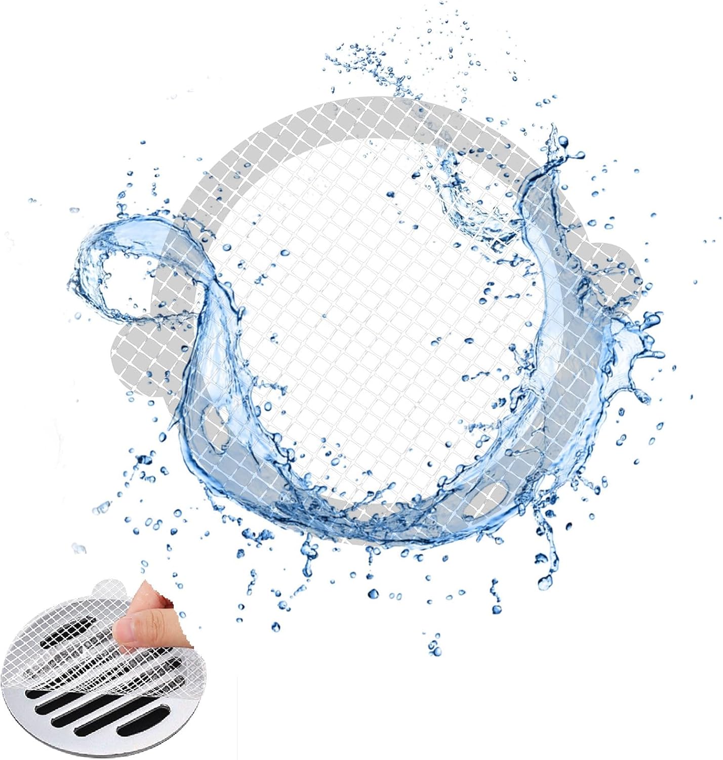 30PCS Disposable Hair Catcher for Bathrooms and Sinks