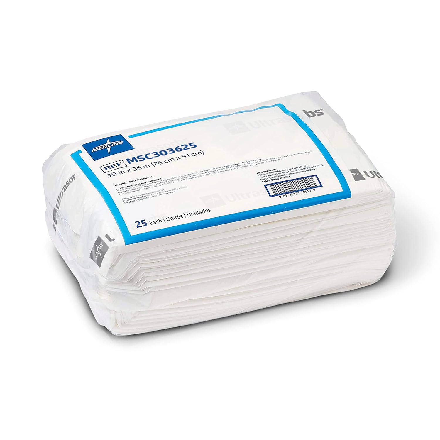 Medline Ultrasorbs Drypads 25 Count for Adults