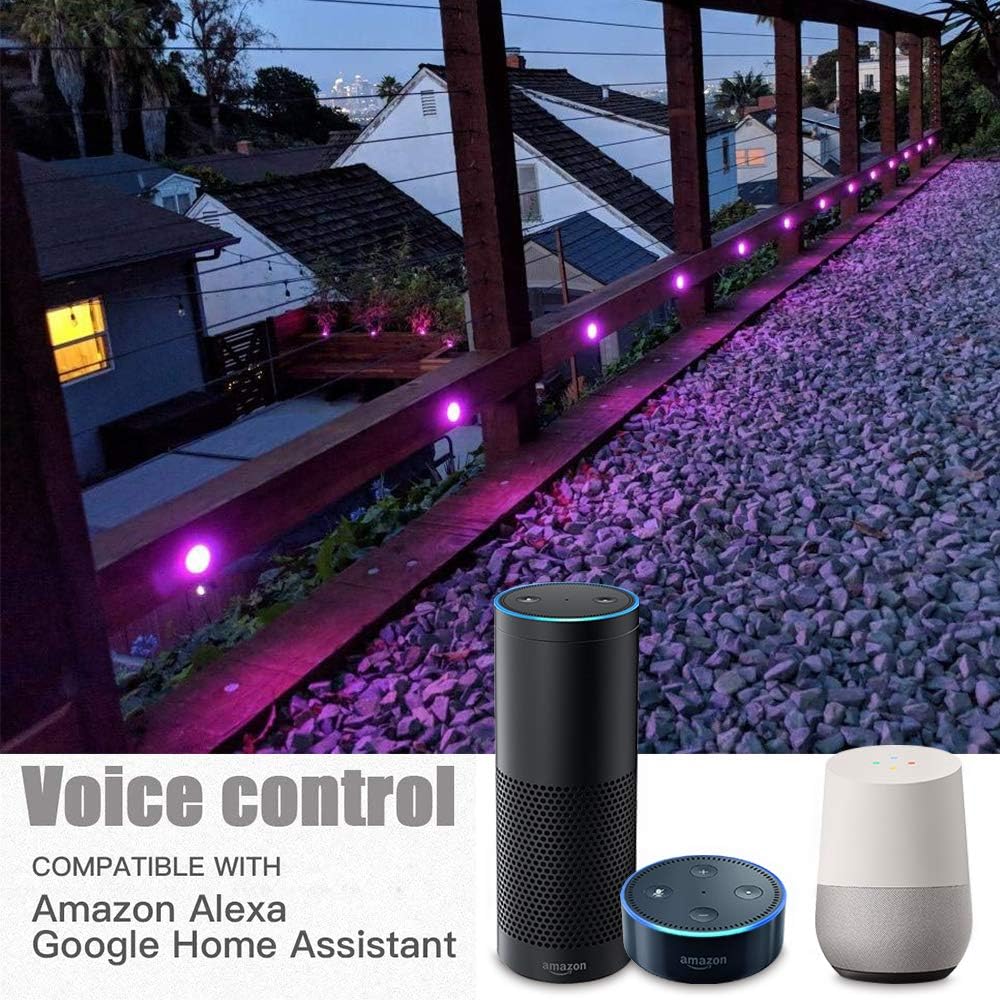 FVTLED WiFi Deck Lights Kit RGBW with Voice Control