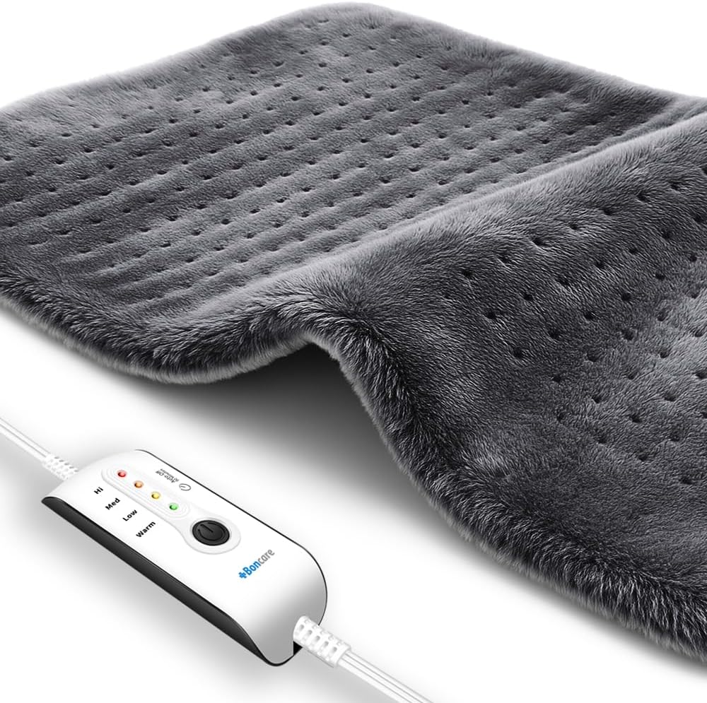 Boncare Large Heating Pad for Back Pain Relief and Cramps