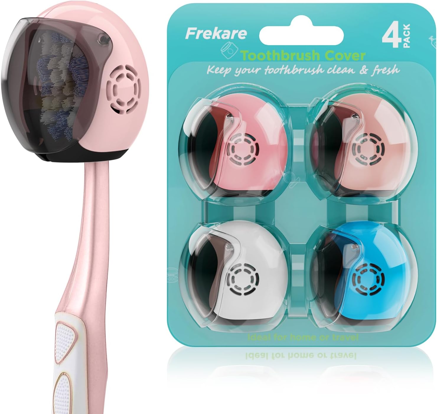 Frekare Helmet Toothbrush Covers 4 Pack