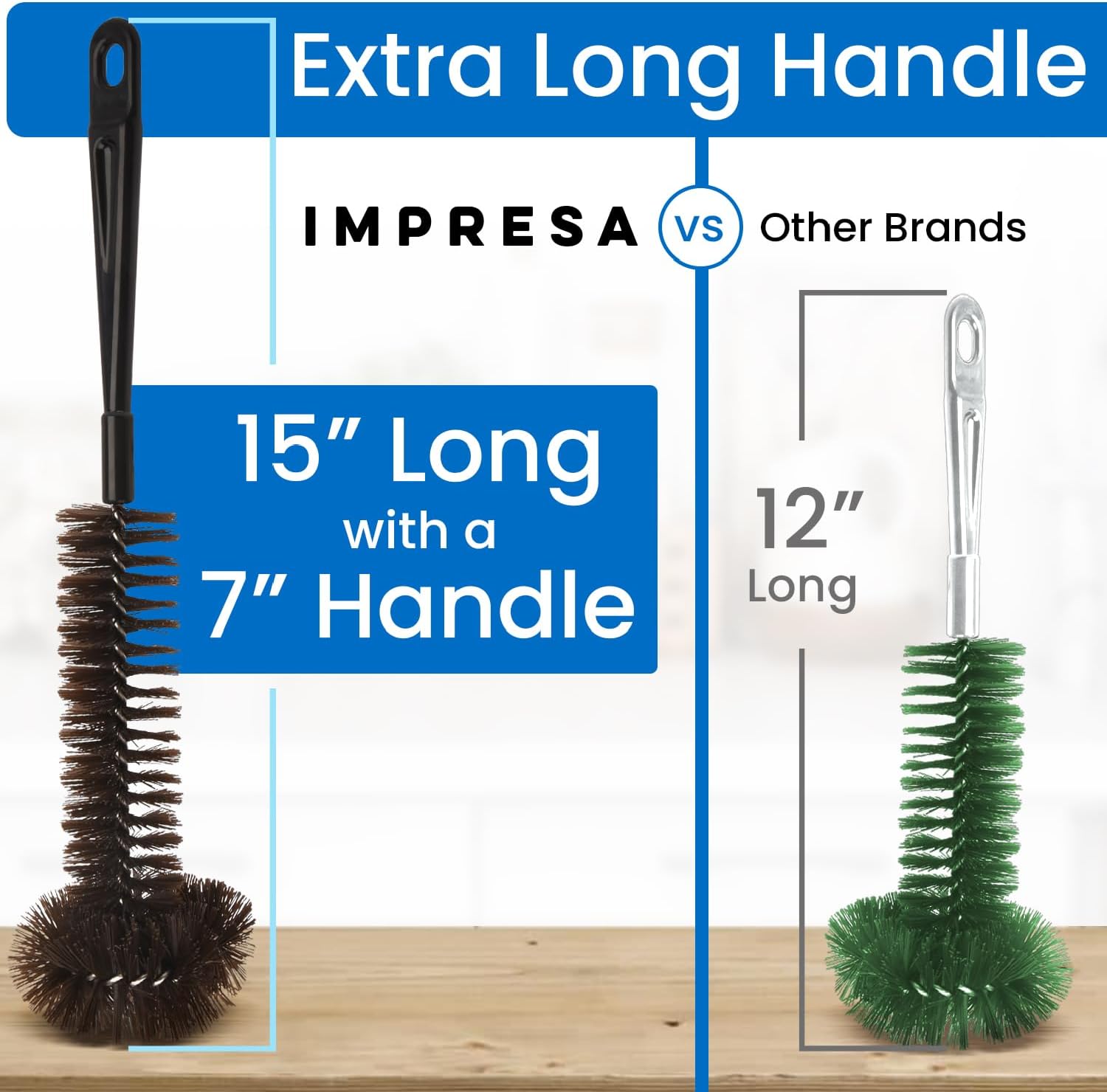 Impresa Garbage Disposal Cleaning Brush with Long Handle