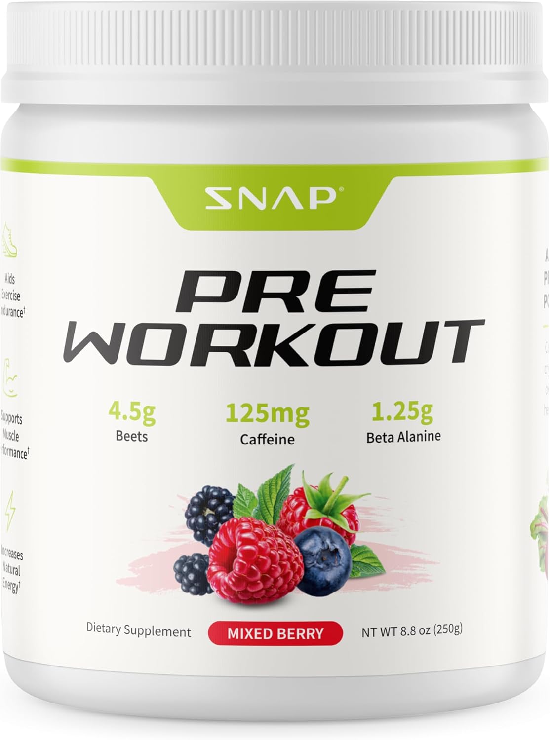 Snap Supplements Beet Root Powder Pre Workout