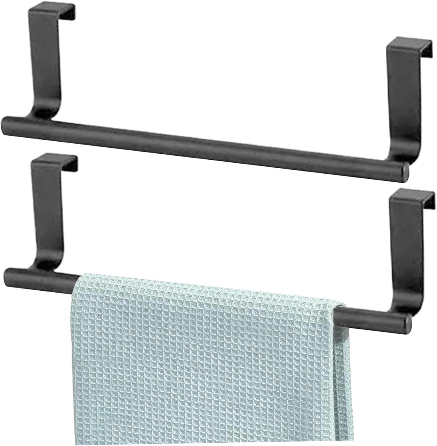 2Pcs Over Cabinet Towel Bar Stainless Steel 1