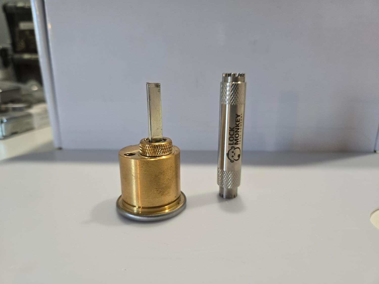 Lock Monkey Hollow Stainless Steel Cylinder Cap Remover Tool