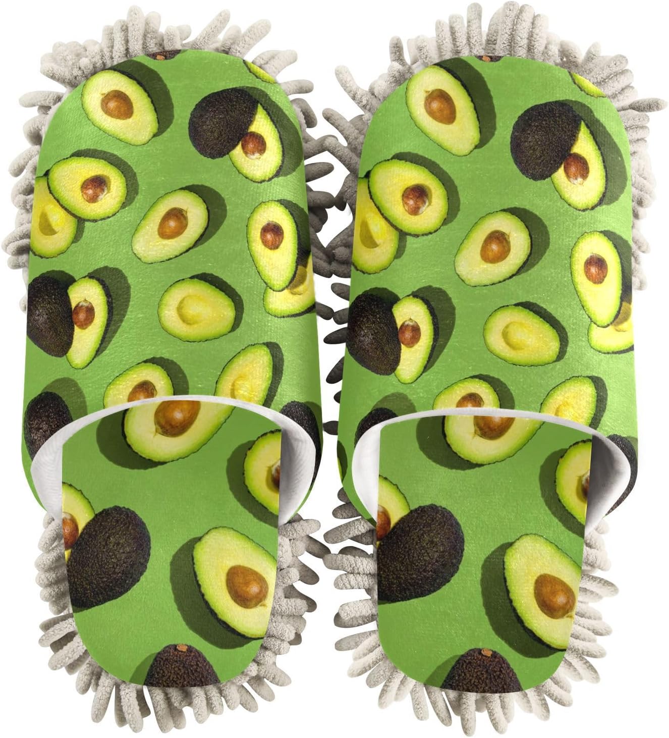 Sinestour Avocado Mop Slippers for Floor Cleaning
