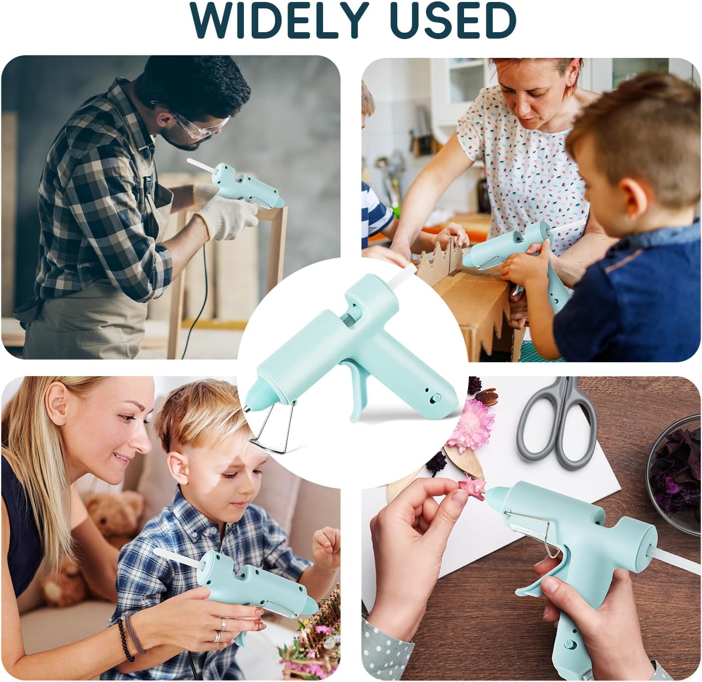 Mini Hot Glue Gun Kit with 30 Glue Sticks 1