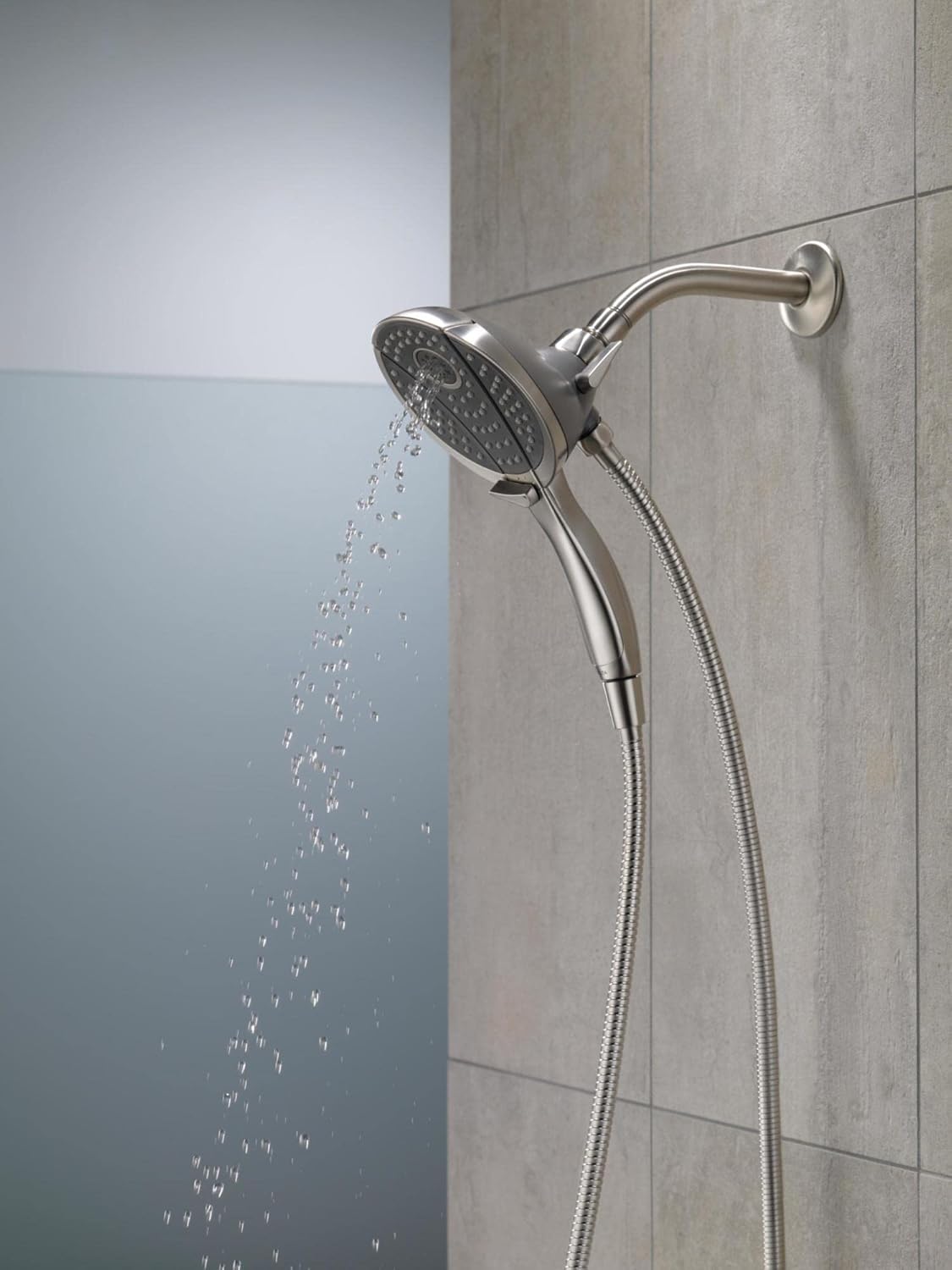 Delta In2ition 4-Spray Dual Shower Head with Handheld Chrome