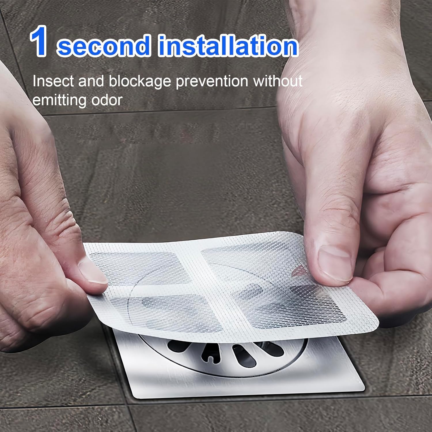 Kleeblatt 50pc Disposable Drain Covers for Shower and Bathtub
