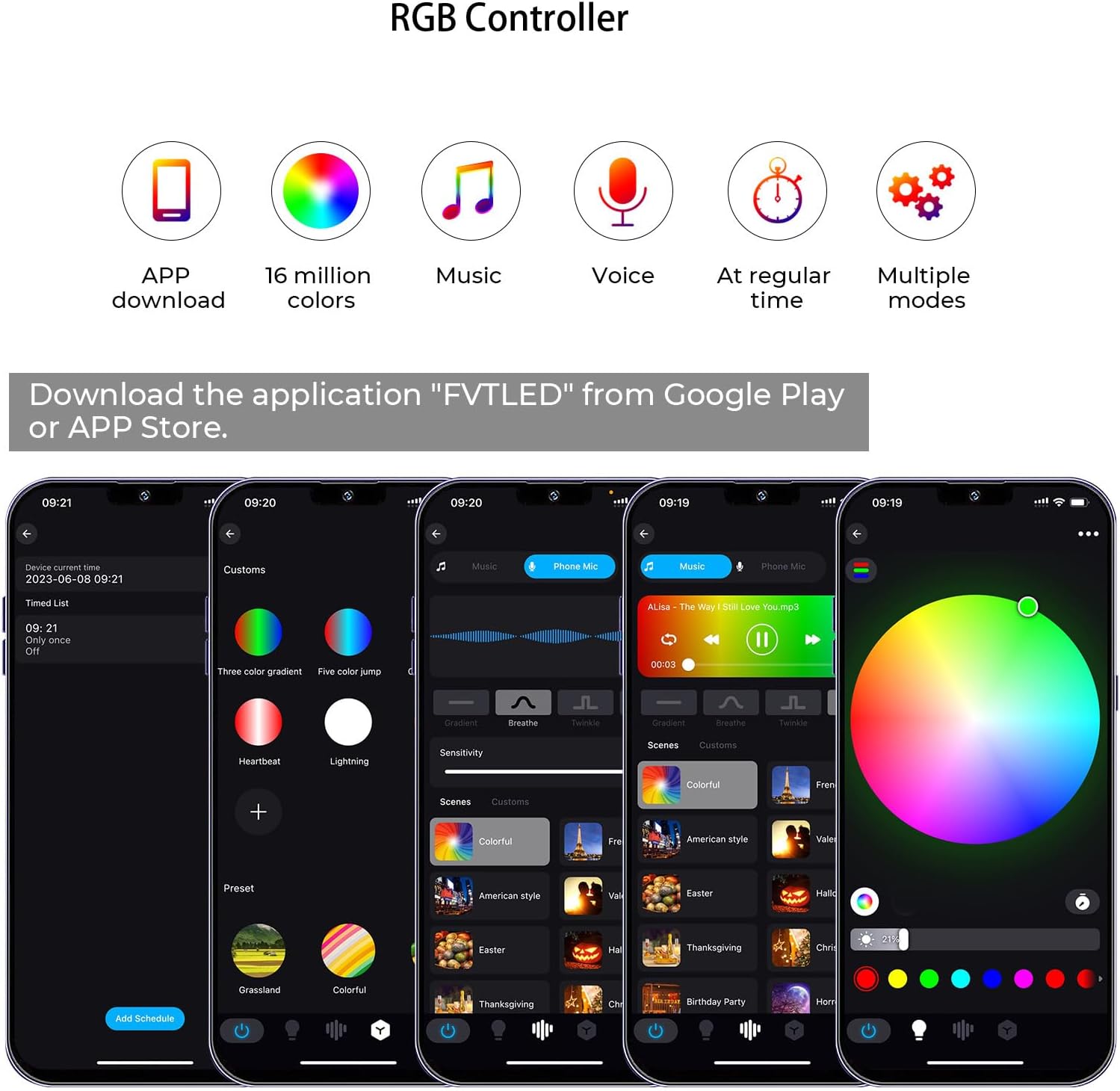 Sumaote LED Deck Light Kit 20-Pack Smart RGB Control