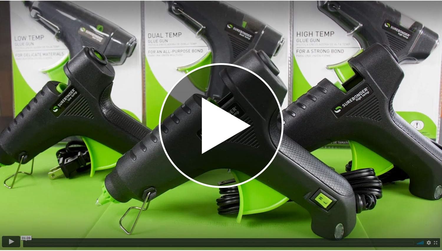 Surebonder DT-270 Dual Temp Hot Melt Glue Gun