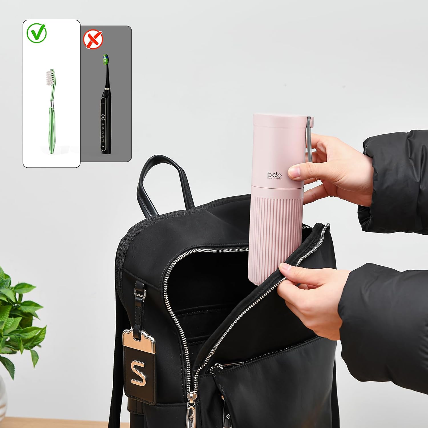 VITVITI Portable Travel Soap and Toothbrush Case