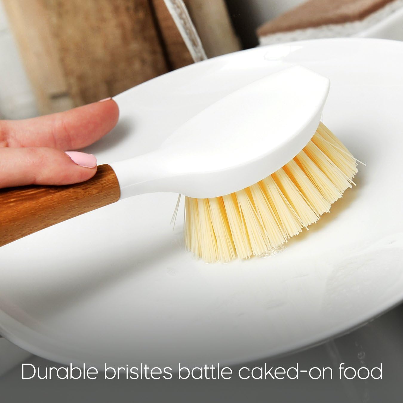 Full Circle Dish Brush Set - Cast Iron Dish Brushes