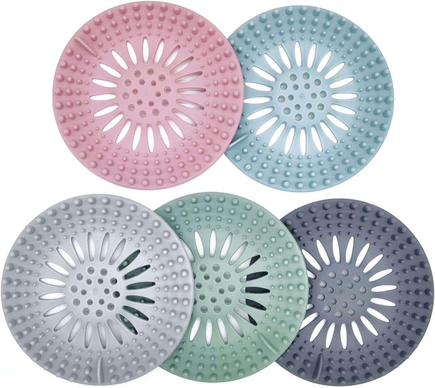Durable Silicone Hair Catcher 5in1 Pack