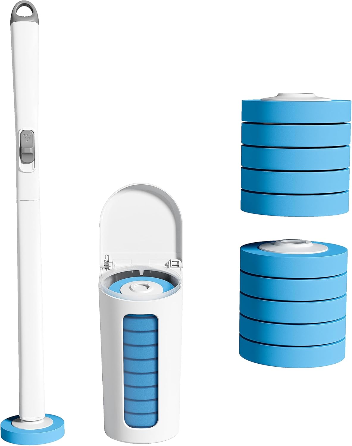 CQT Toilet Cleaning Kit with Wand and 10 Refills