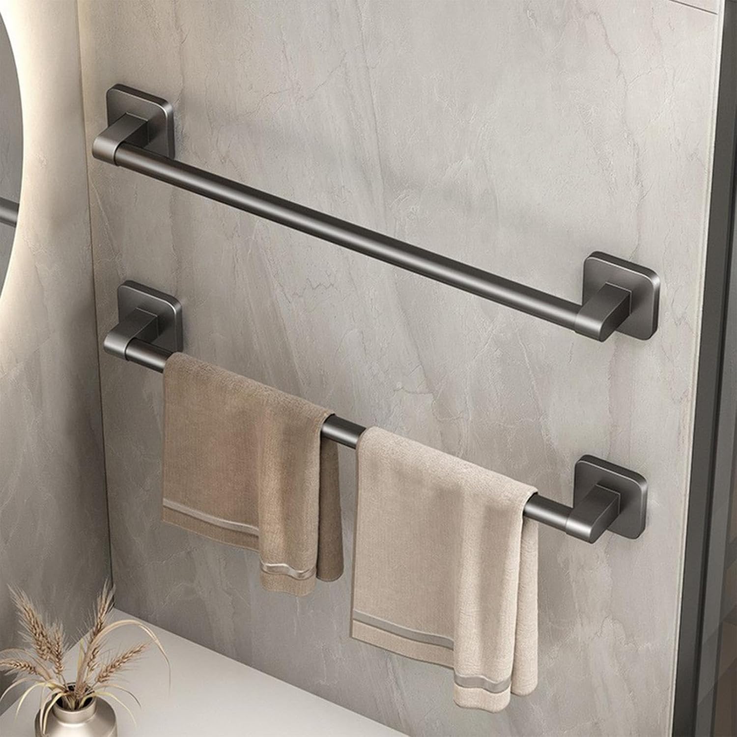 Aufmer 20 Inch Towel Bar Brushed Nickel Heavy Duty