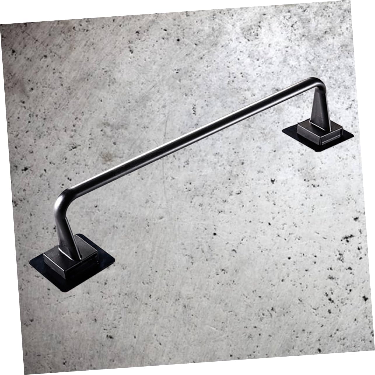 NUOBESTY Plastic Towel Bar Black