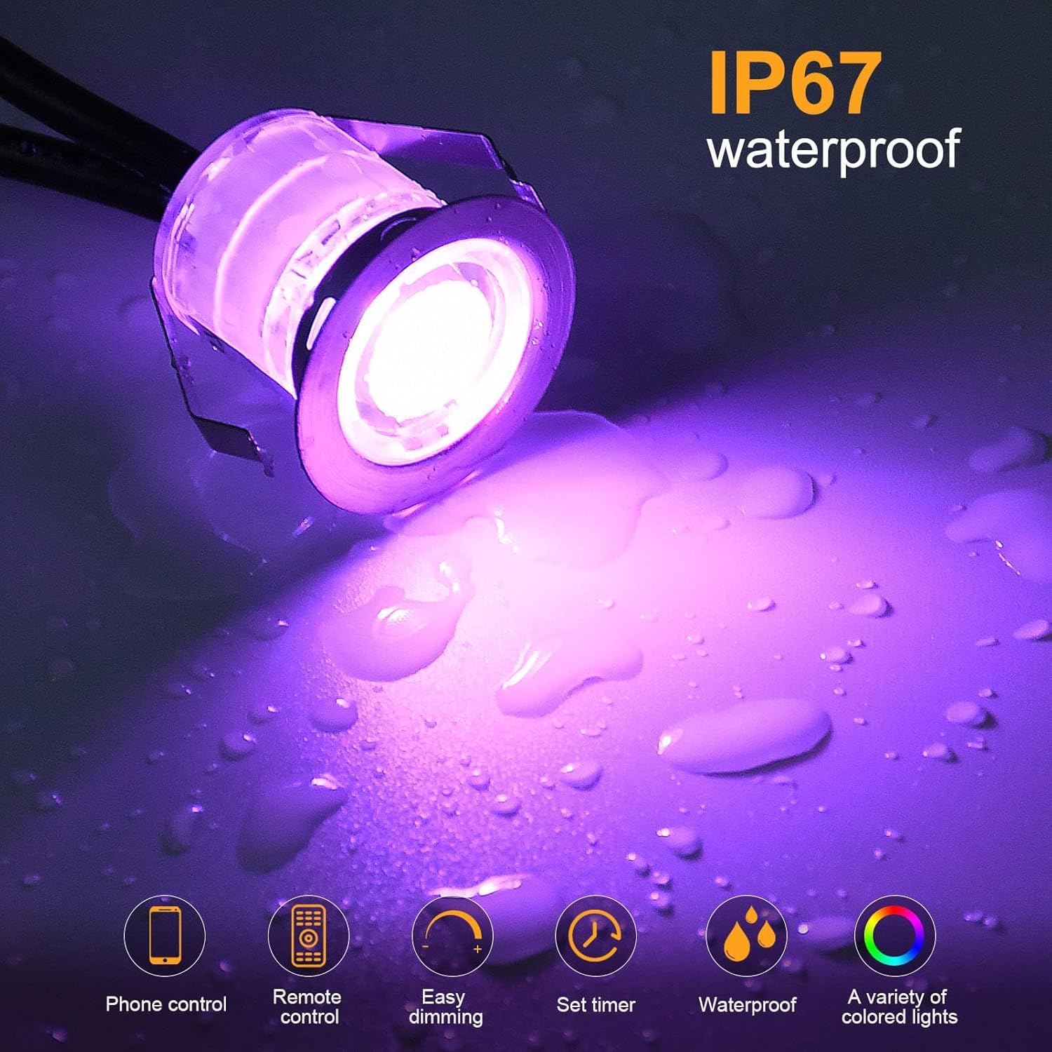 Sumaote LED Deck Lights Kit with Smart WiFi Control