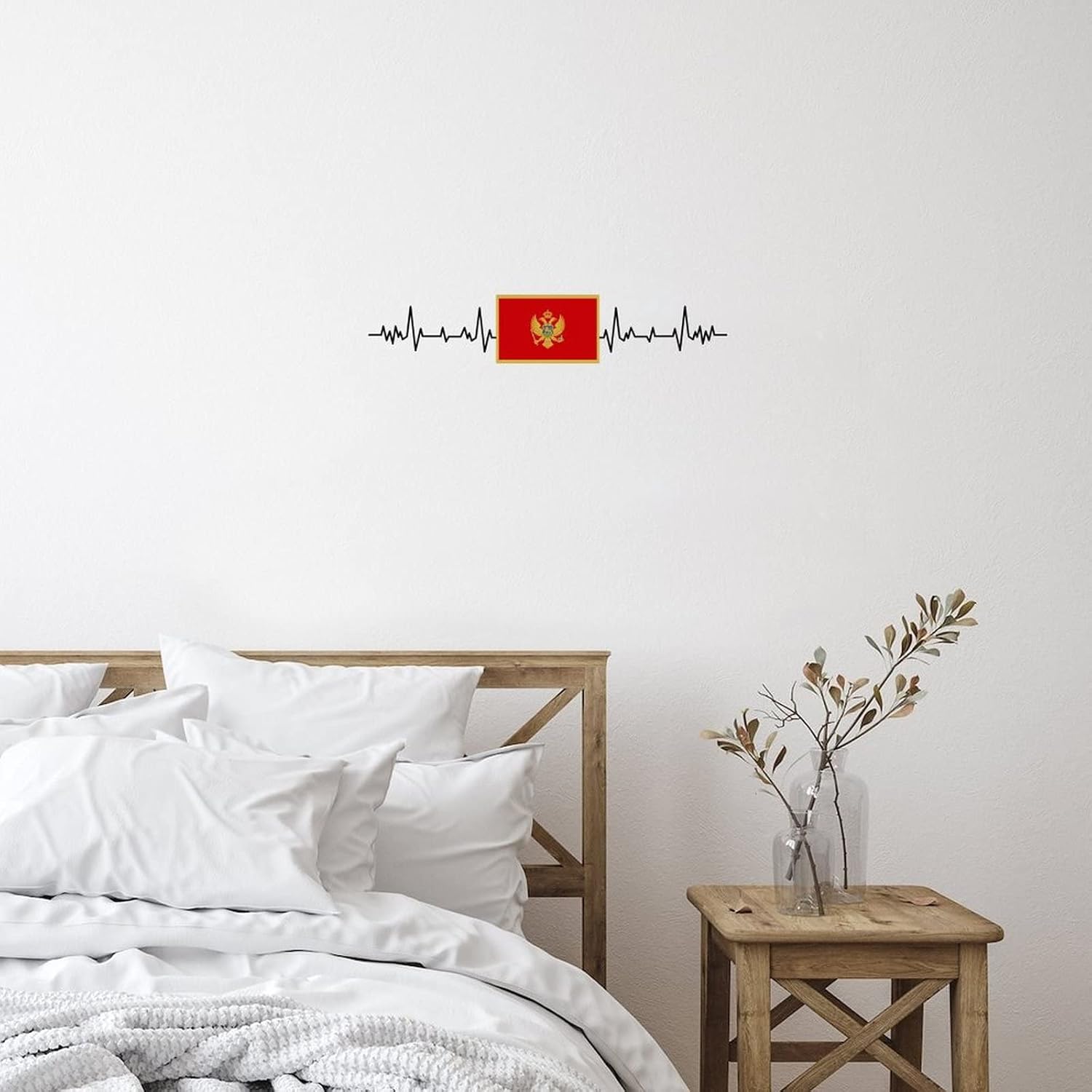 Montenegro Wall Decal 18in Self-Adhesive Home Decor