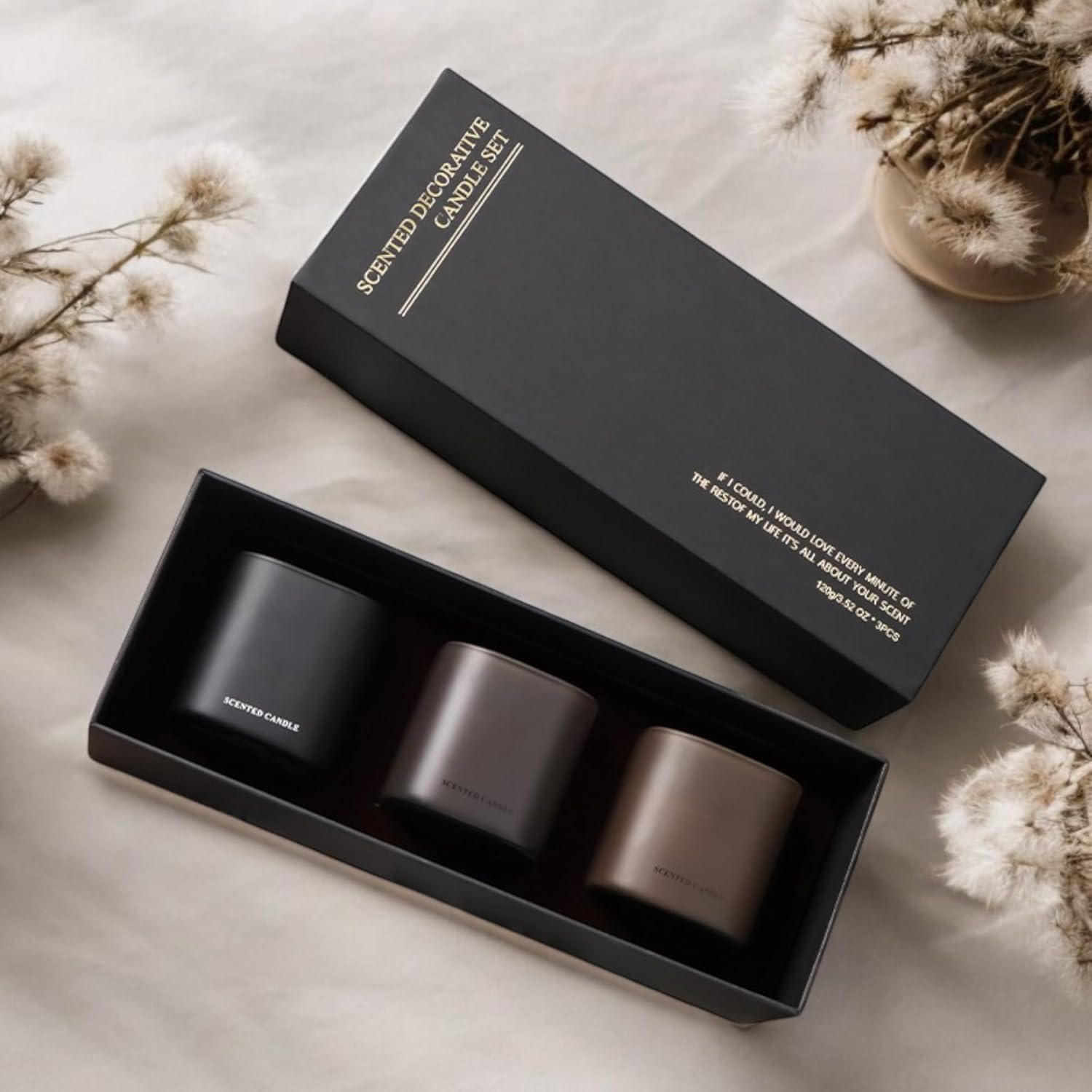 Set of 3 Scented Soy Candles Gift Set 1