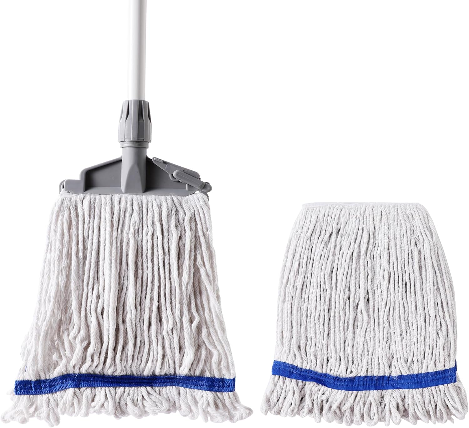 Eyliden Heavy Duty String Mops with 2 Reusable Heads