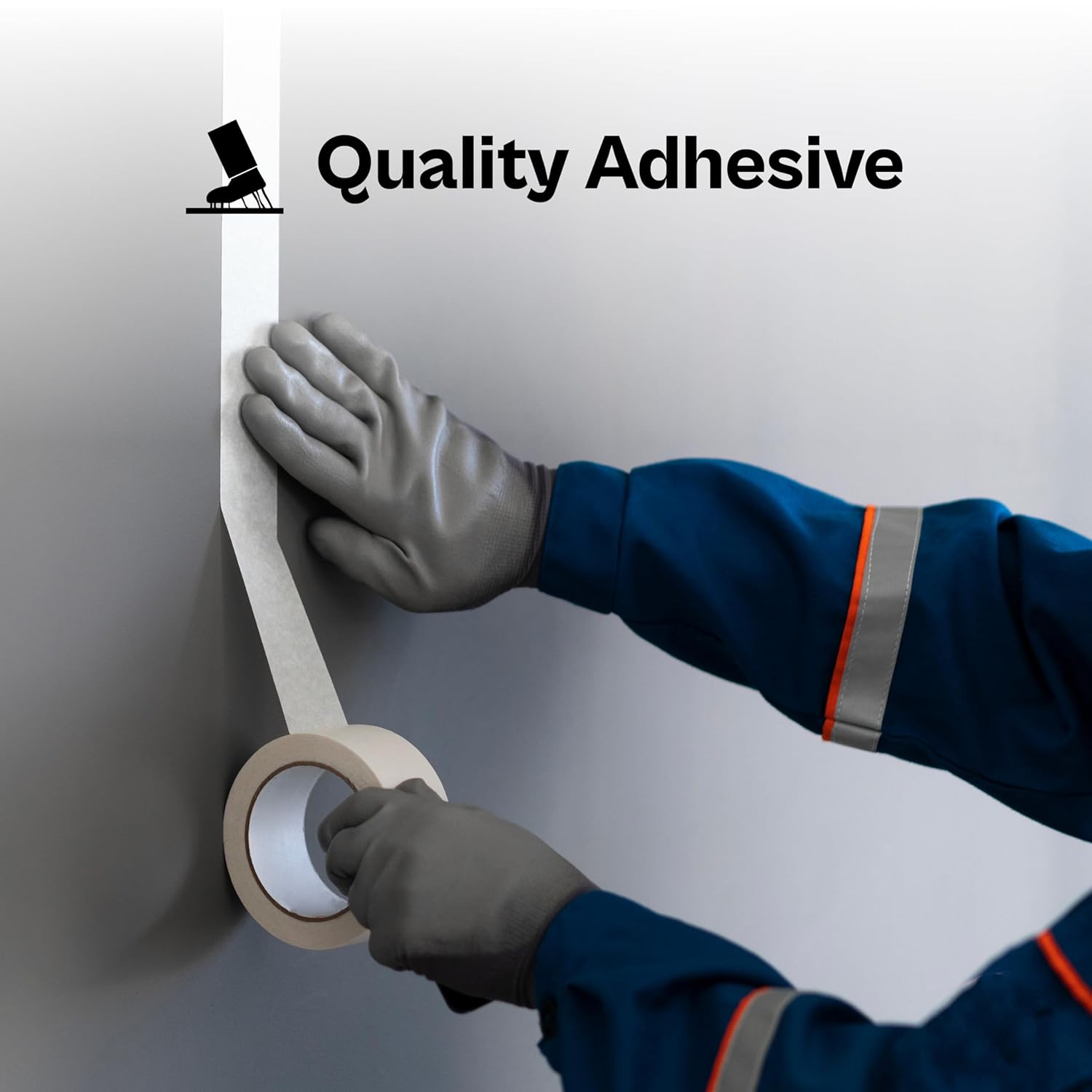 Heavy Duty Masking Tape 43 Mil 34 Inch x 60 Yards 96 Rolls