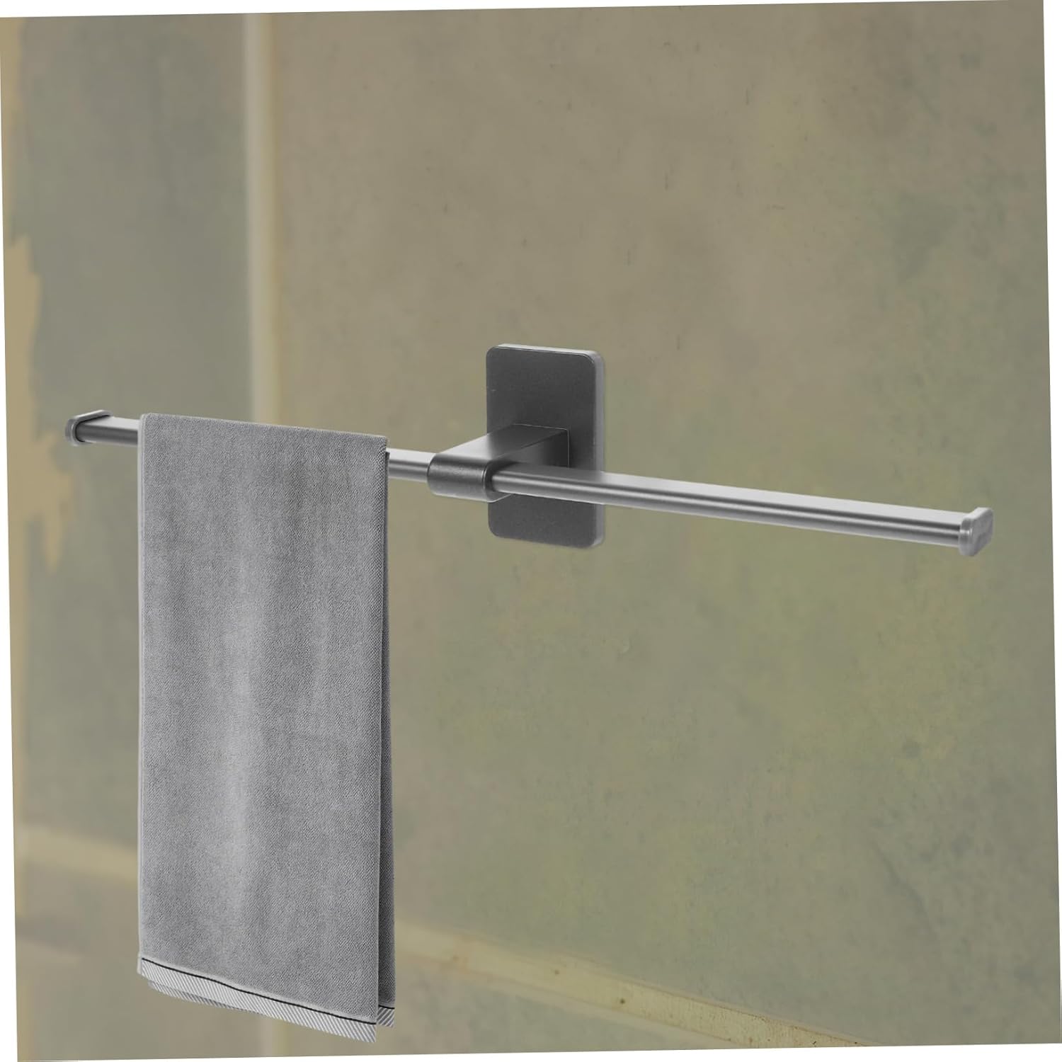 PRETYZOOM Wall Mounted Towel Rack No Drill