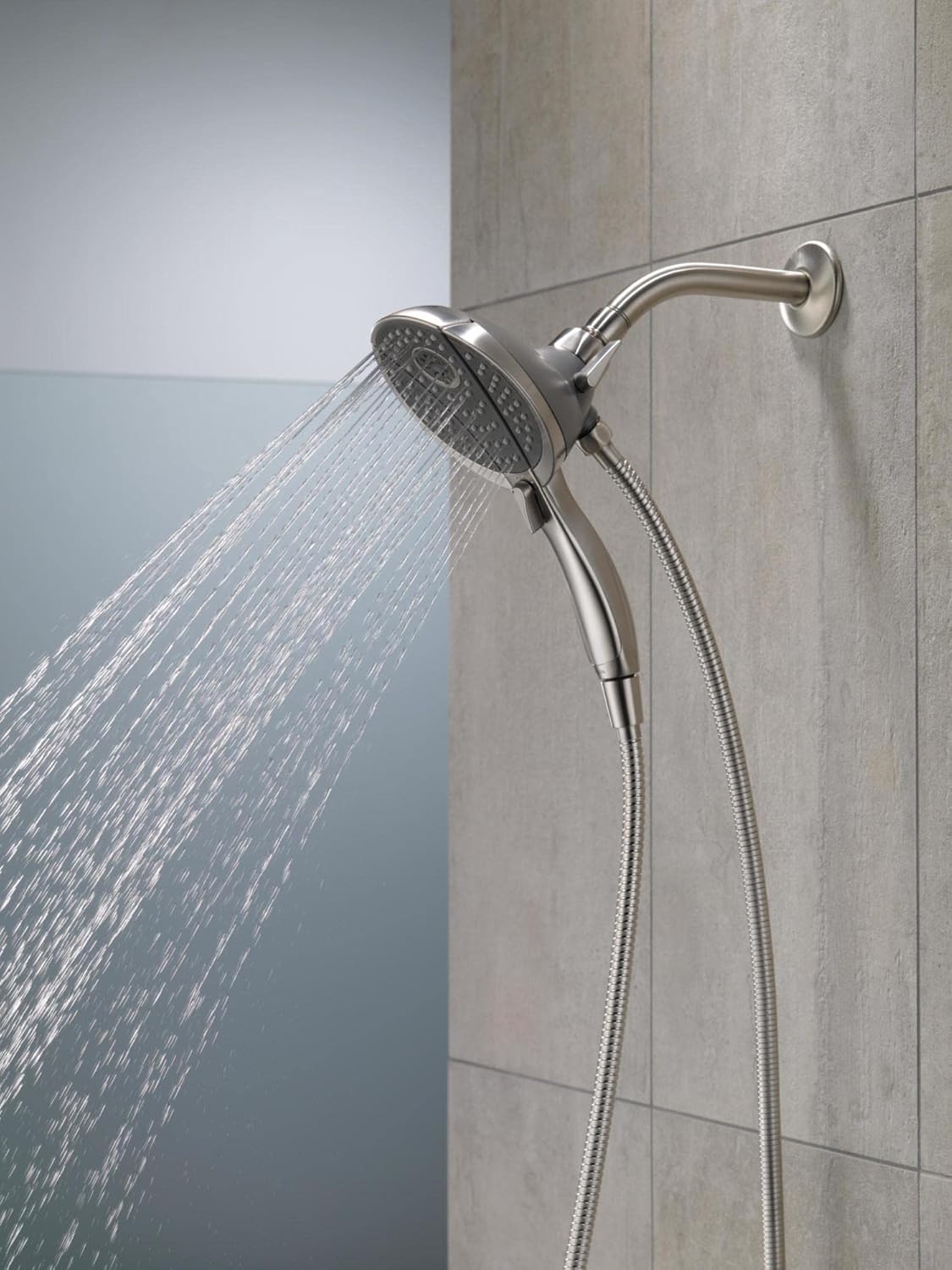 Delta In2ition 4-Spray Dual Shower Head with Handheld Chrome