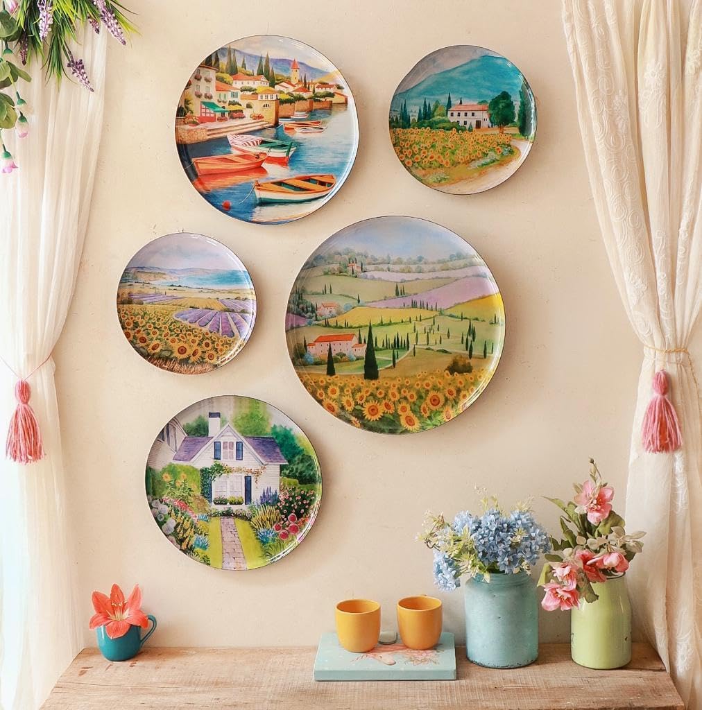 RITUALISTIC Tuscany Wall Plates Set of 5