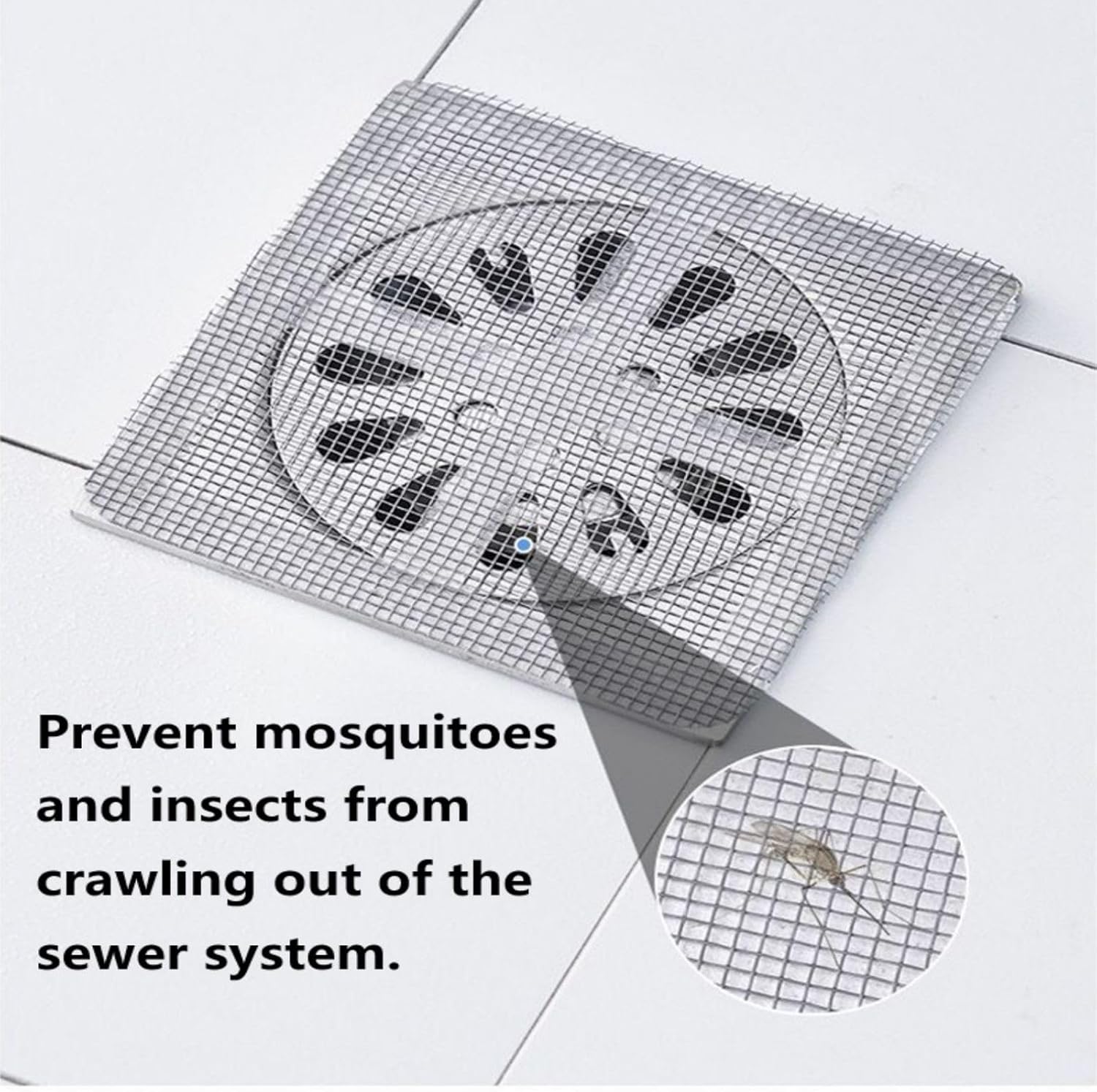 4 X 4 Disposable Hair Catcher Drain Sticker