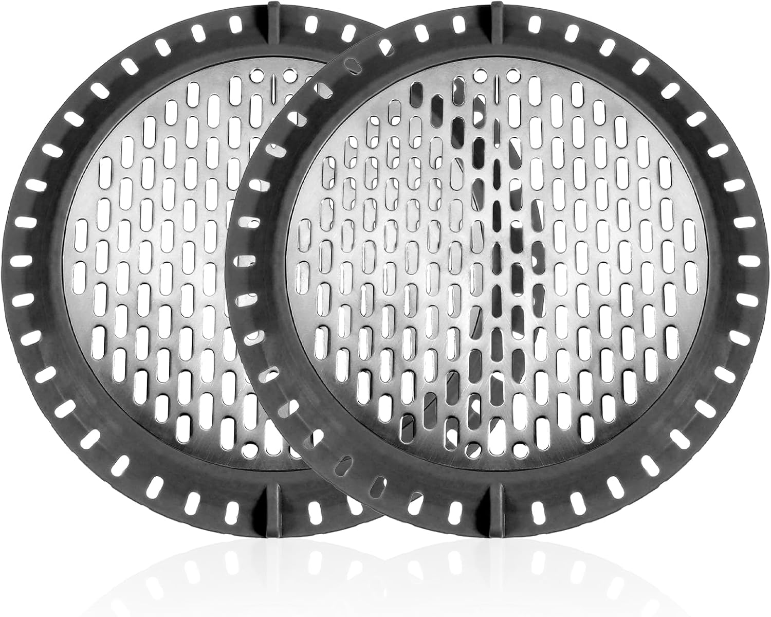 QFGasre 2 Pcs 5 Inch Shower Drain Hair Catchers