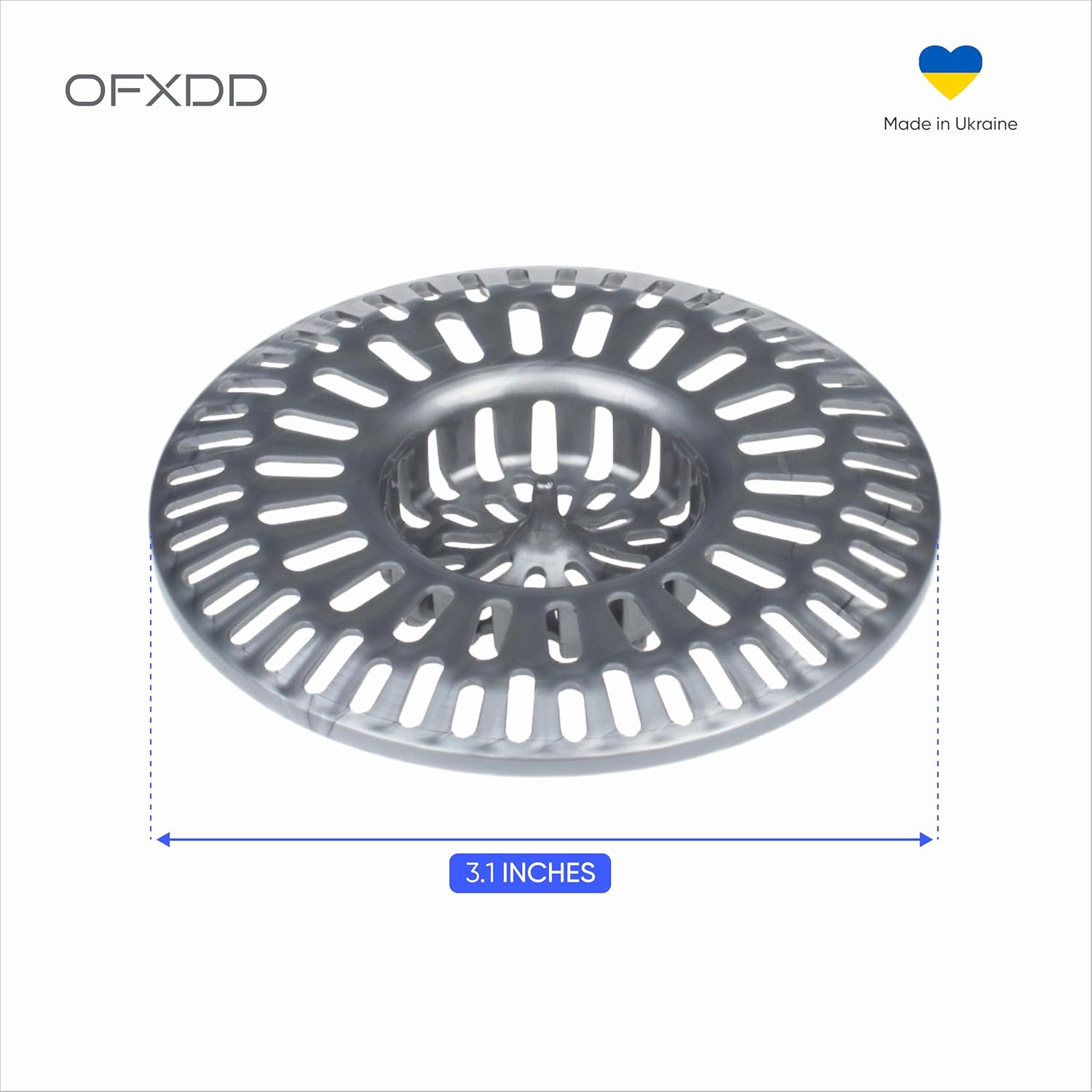 OFXDD Plastic Hair Stopper Basket for Bathroom Tub and Kitchen Sink