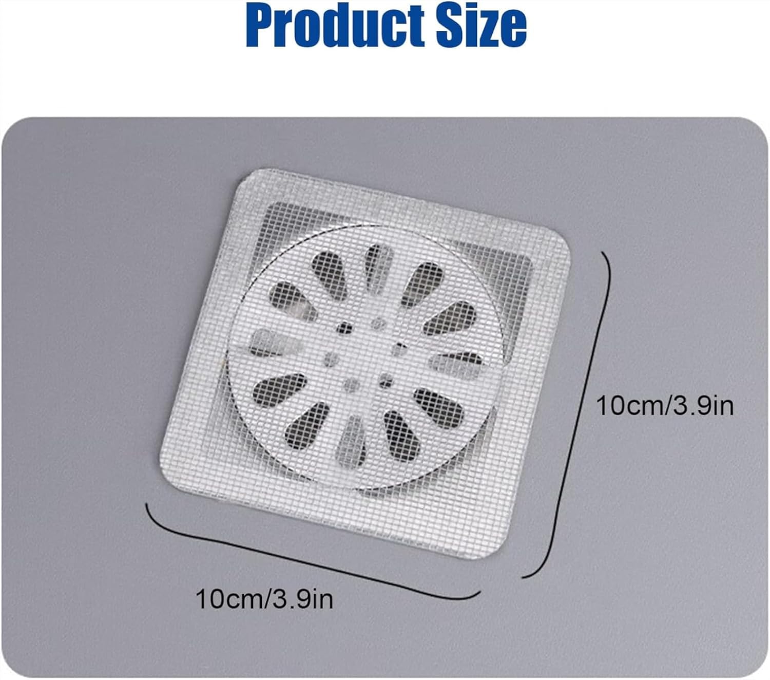 100Pcs Floor Drain Sticker with Hair Catcher