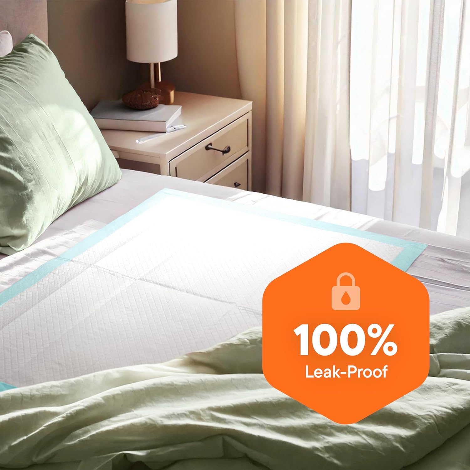 Stack Man Chucks Pads 30x36 Bed Pads 50-Pack Leak Proof