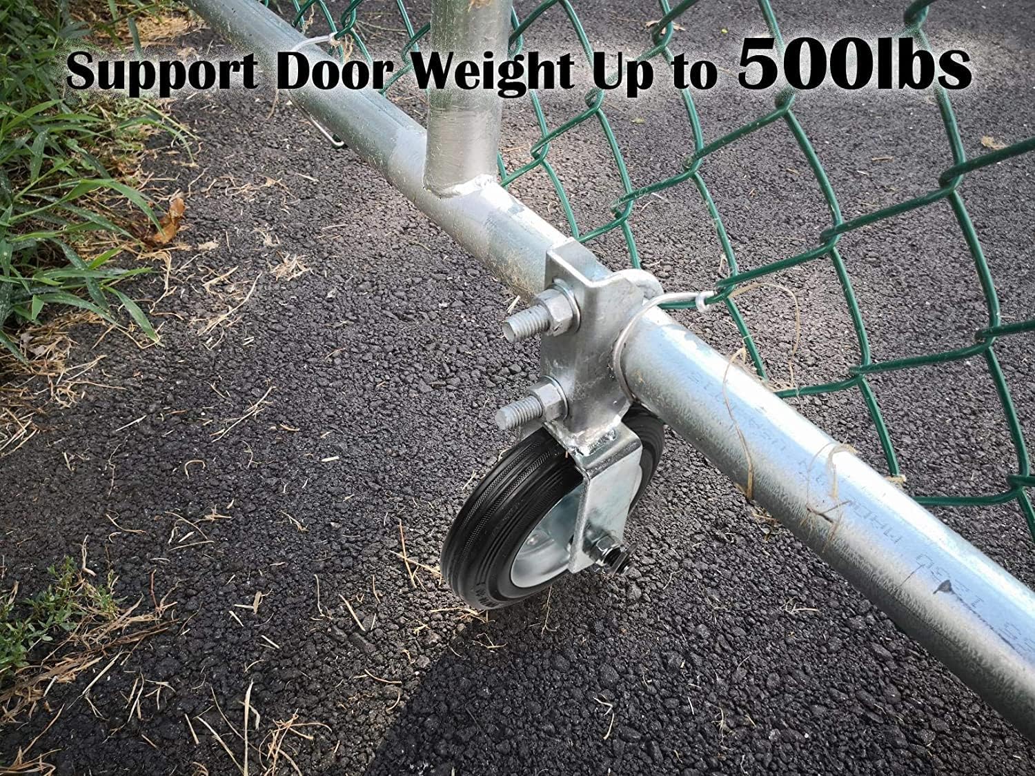 Mofeez Gate Wheel Set for Metal Swing Gates and Chain Link Fences
