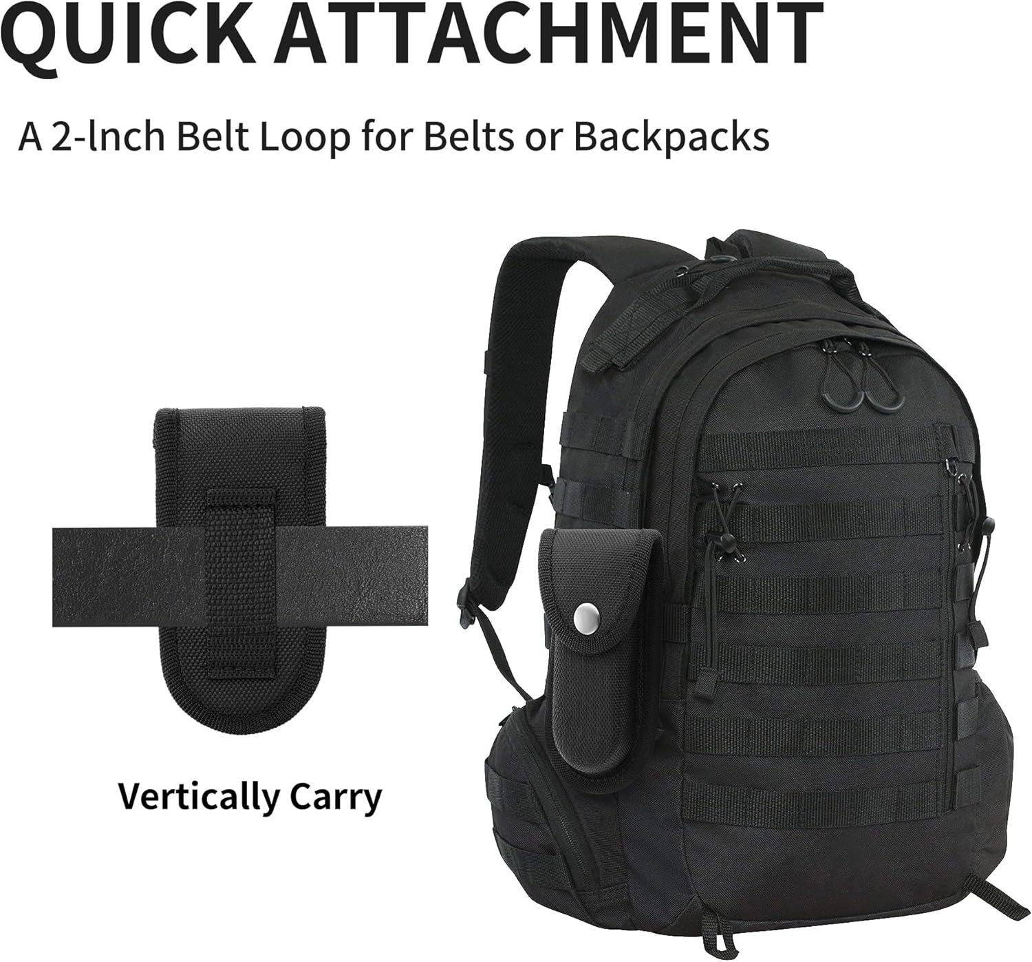 Timsec Nylon Knife Sheath with Snap Closure