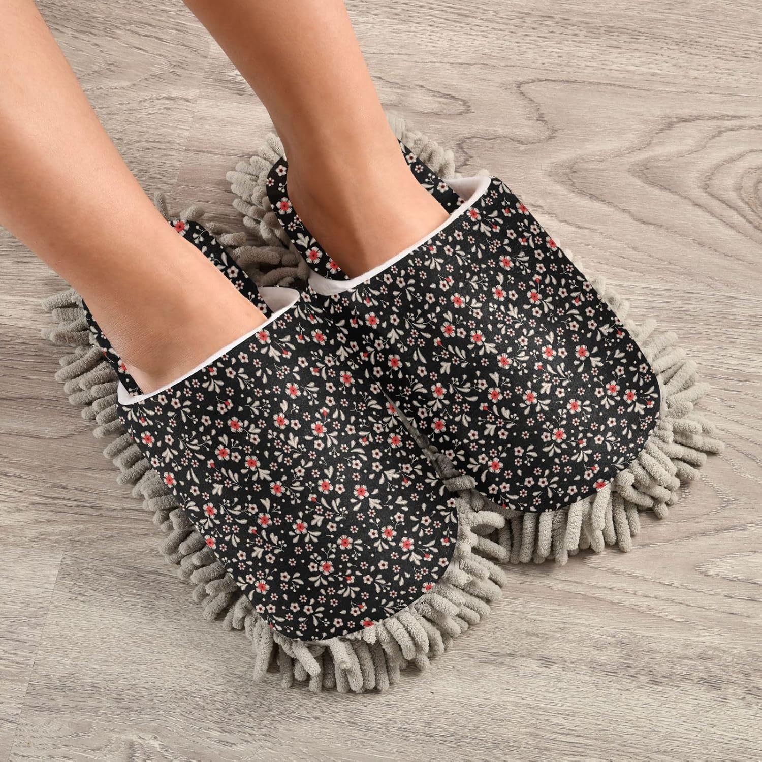 Kigai Microfiber Slippers - Cute Flowers Universal Size L