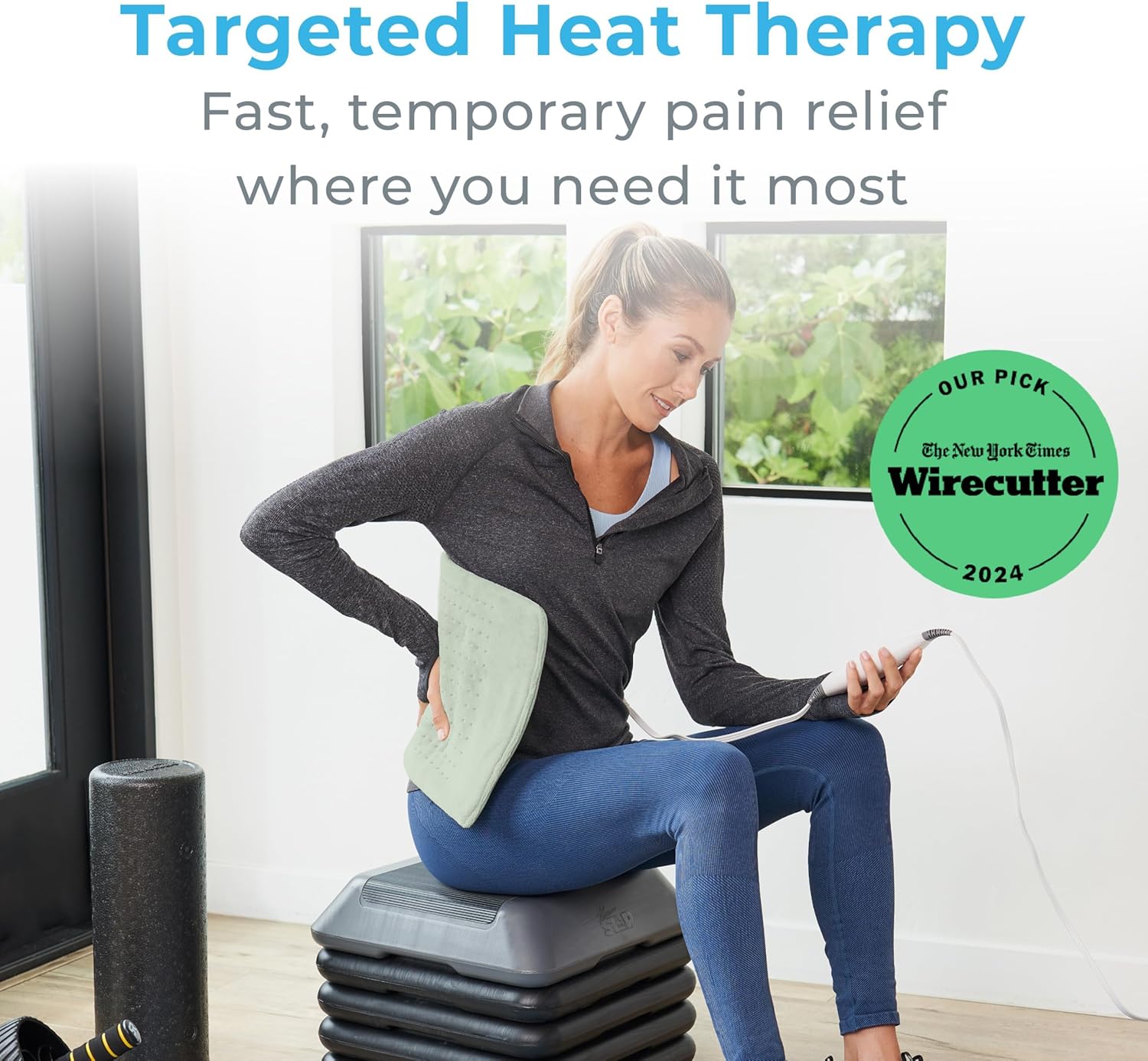 PureRelief XL Heating Pad - 12x24 Electric for Pain Relief