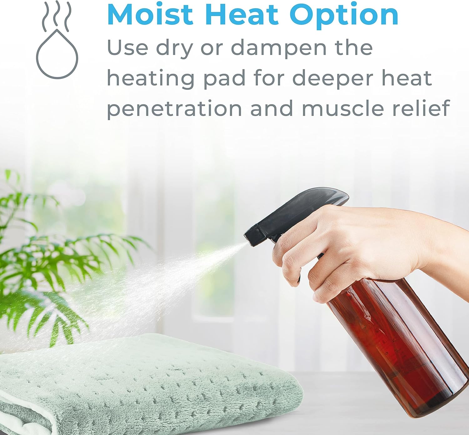 PureRelief XL Heating Pad - 12x24 Electric for Pain Relief
