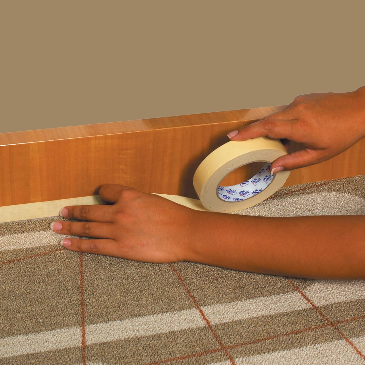 Tape Logic 2200 Masking Tape 1x60 Bulk Pack of 36 Natural