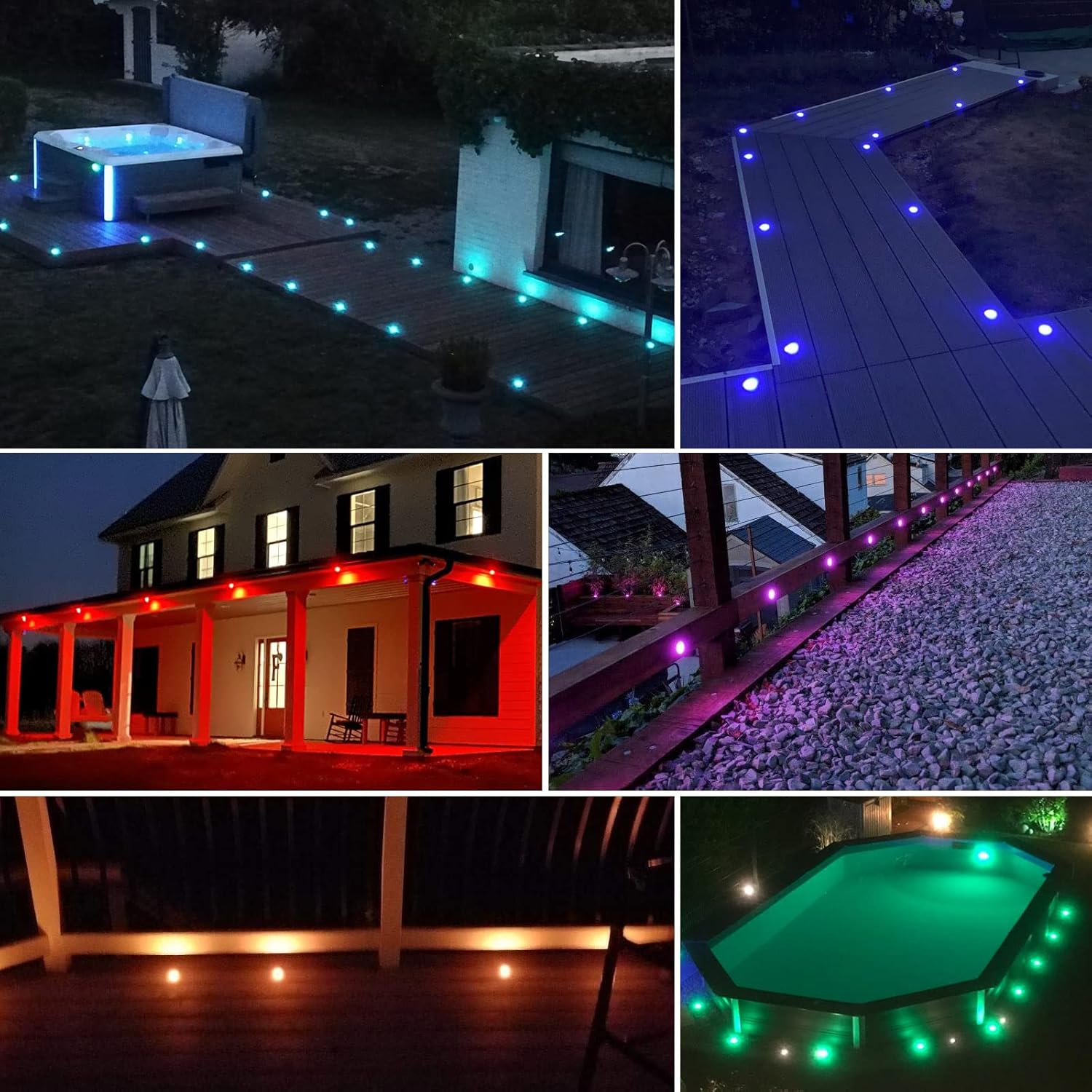 Sumaote Smart LED Deck Light Kit 20-Pack