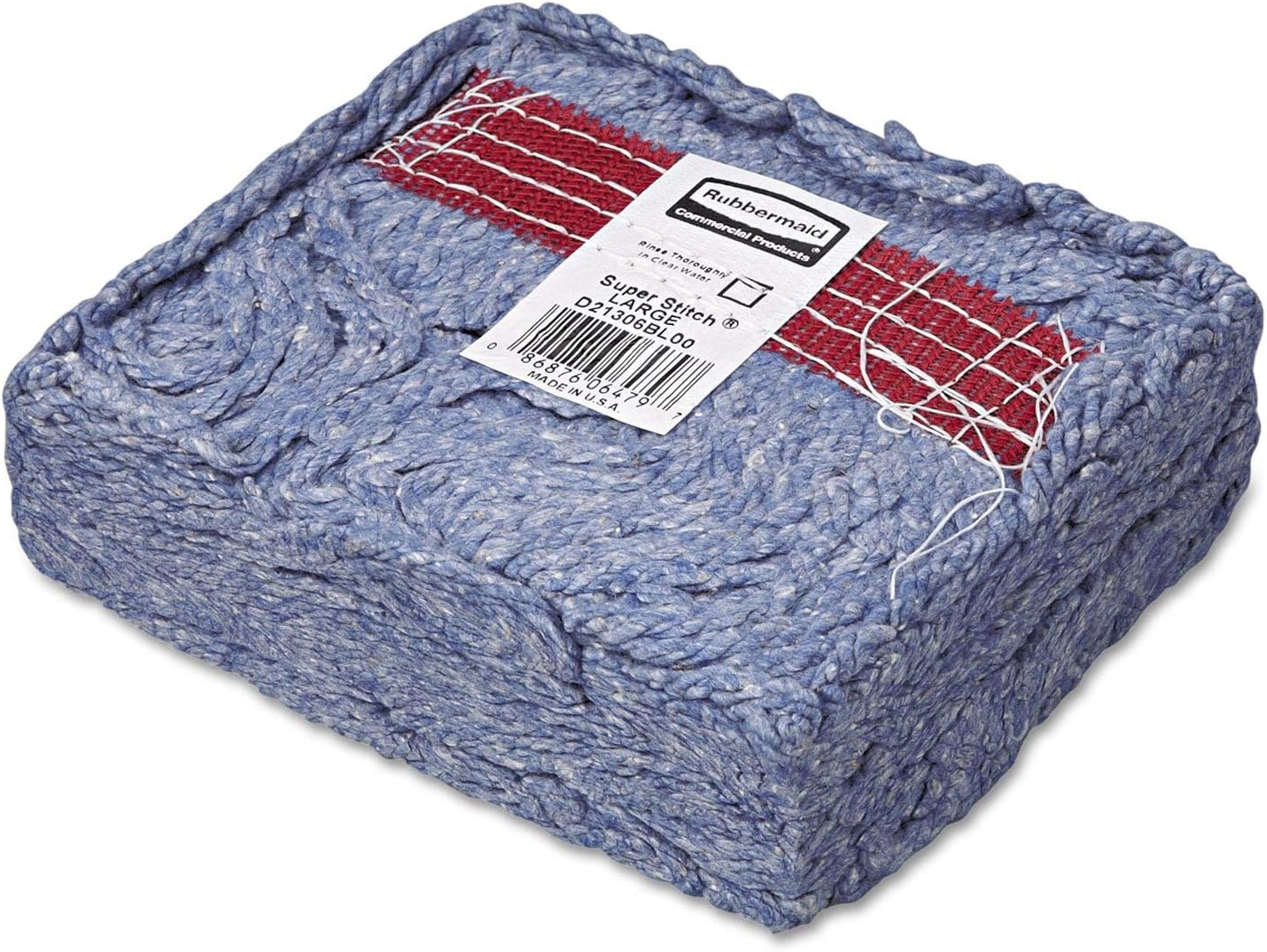 Rubbermaid Commercial D213BLU Super Stitch Mop Head Replacement
